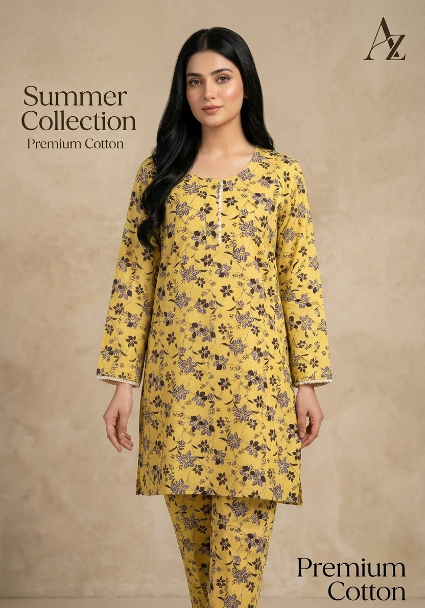 Summer Cotton 2PC Sticthed - Pairs Of 5 Suits