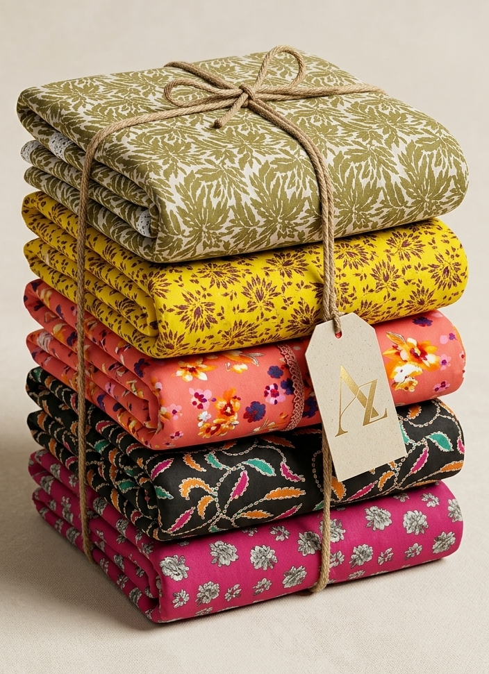 Summer Cotton 2PC Sticthed - Pairs Of 5 Sticthed 2Pc Suits
